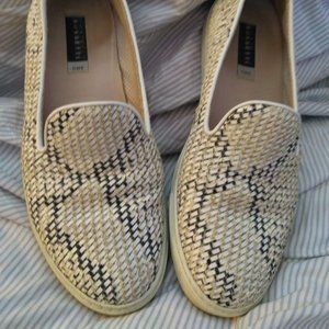 Fratelli Rossetti woven leather slip on shoes 7 loafers